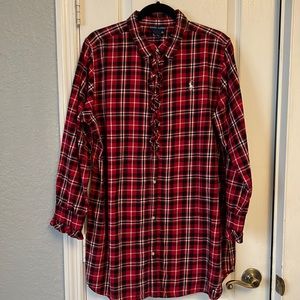 Ralph Lauren Flannel sleep shirt